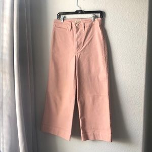 Madewell Emmett wife-leg crop pants